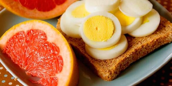 ovos e toranja para perda de peso