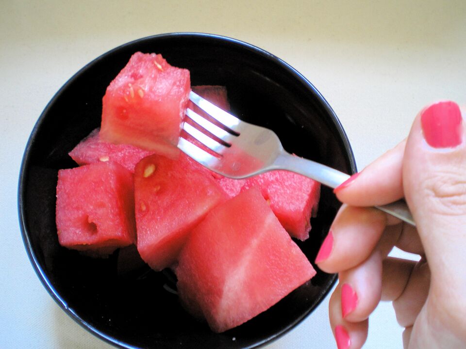 Comer melancia para se livrar dos quilos extras