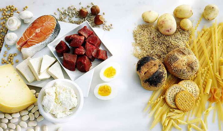 dieta proteína-carboidrato