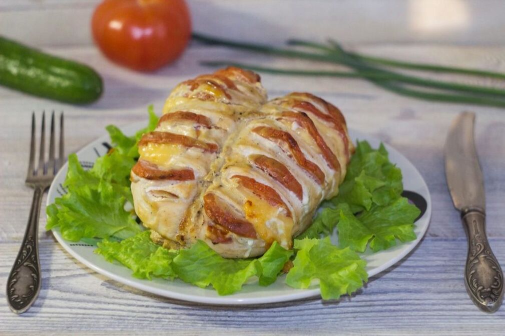 peito de frango em uma dieta protéica